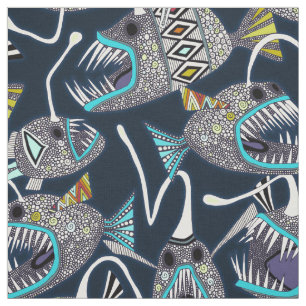 deep sea anglerfish fabric
