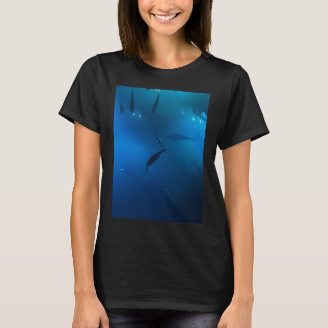 Deep Sea Aquatic Fish T-Shirt (Front)