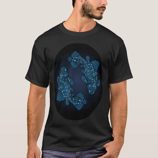 Deep Sea Benthic Coelacanth Fish T-Shirt (Front)