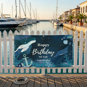 Deep Sea Birthday Adventure Banner