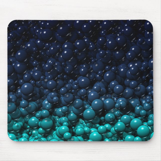 Deep Sea Bubbles Camo Mouse Pad (Front)