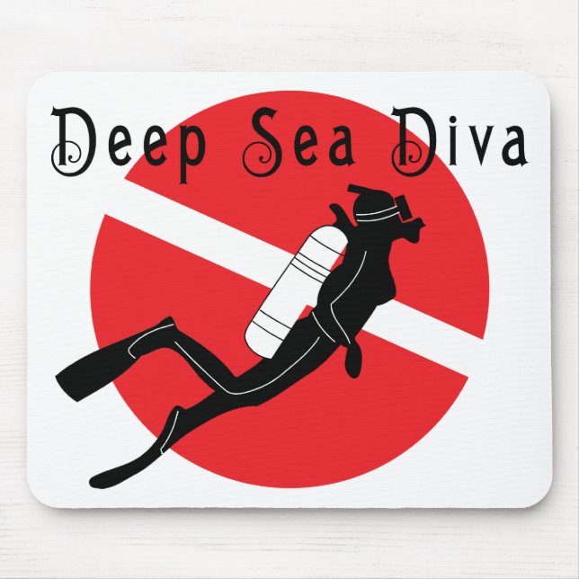 Deep Sea Diva Mouse Pad (Front)