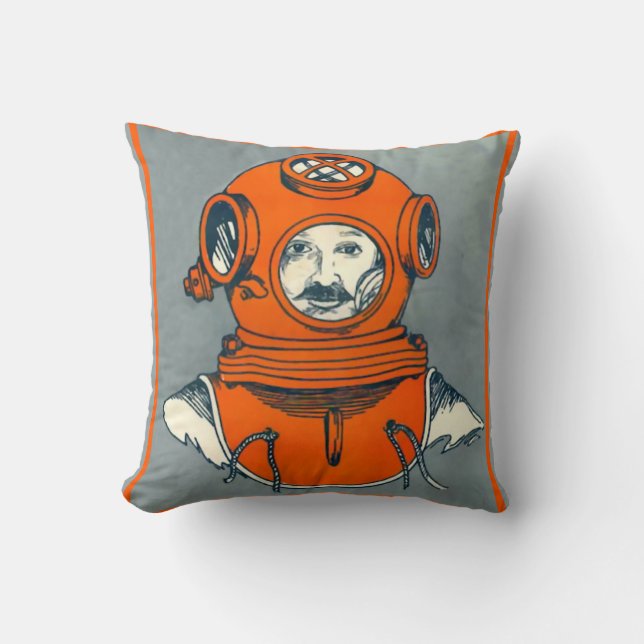 Deep Sea Diver Cushion (Front)