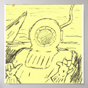 Deep Sea Diver Poster