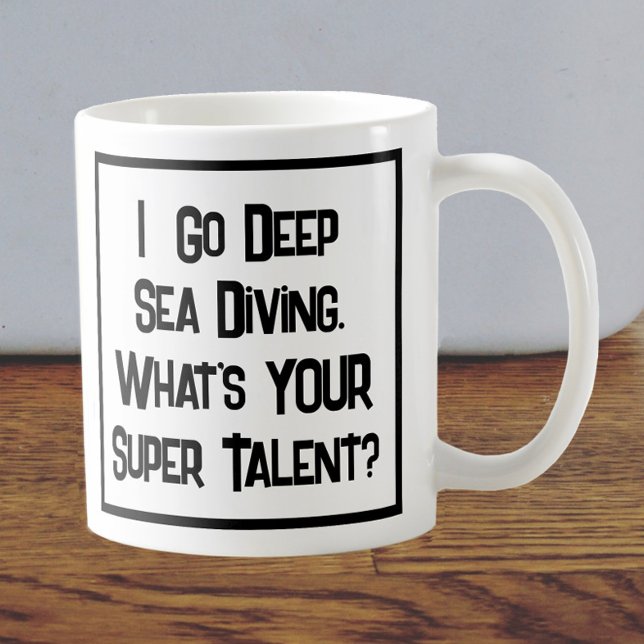 Deep Sea Diver Super Talent. Coffee Mug (Creator Uploaded)
