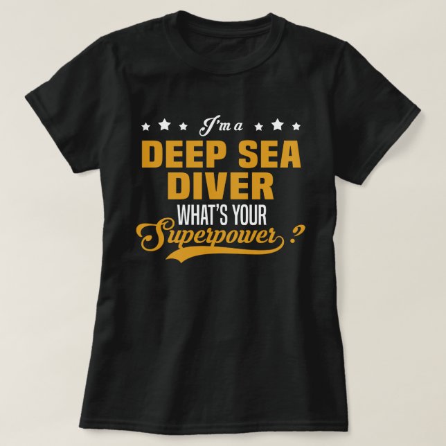 Deep Sea Diver T-Shirt (Design Front)