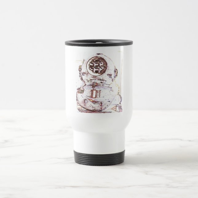 Deep Sea Diver Travel Mug (Center)