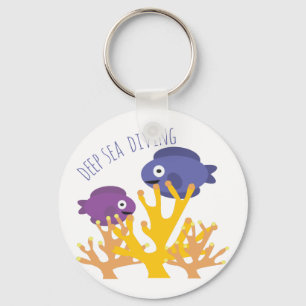 Deep Sea Diving Key Ring