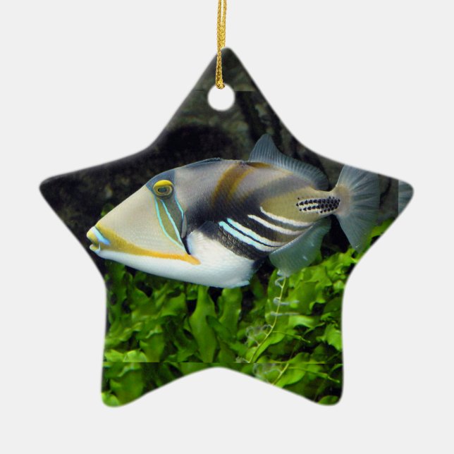 Deep sea fish ceramic tree decoration (Front)