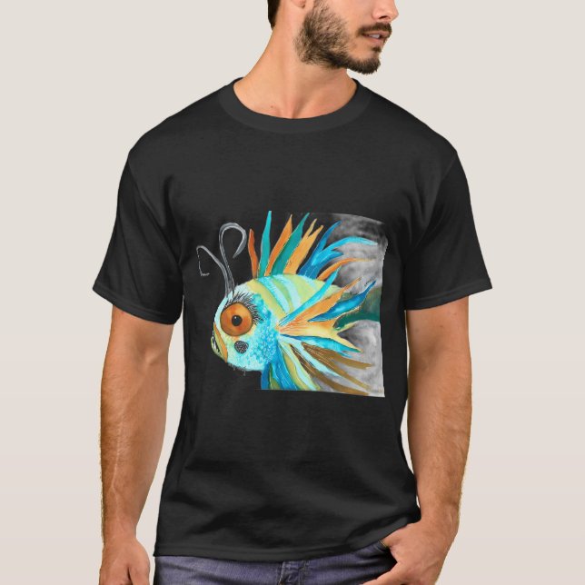 Deep Sea Fish Monster T-Shirt (Front)