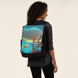 Deep Sea LOVE: Iron T & Smile Pup Snorkelling Backpack