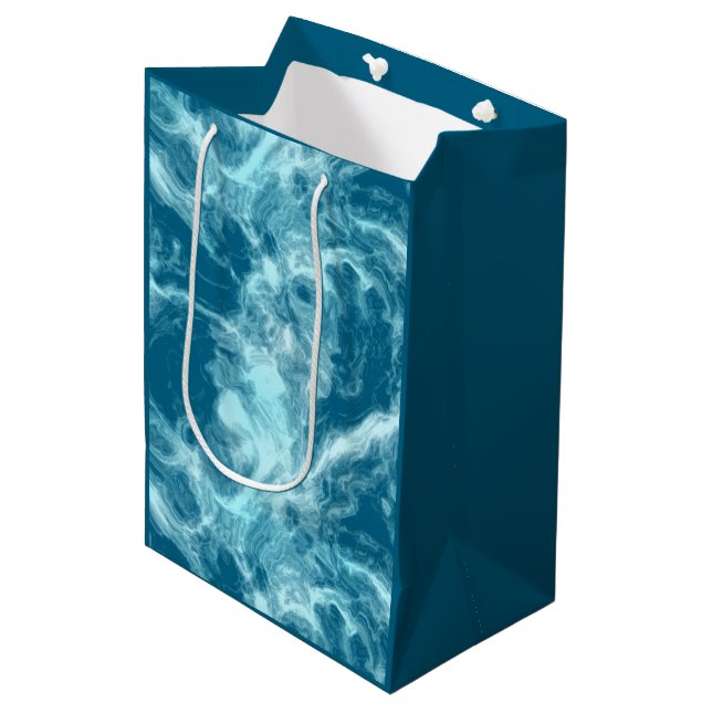 Deep Sea Moonstone  Medium Gift Bag (Front Angled)
