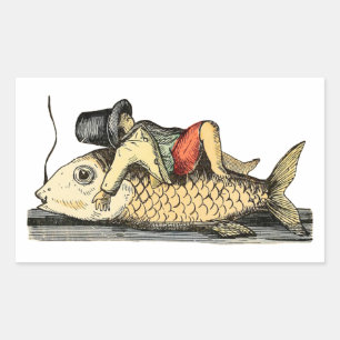 "Deep-Sea Nap" Rectangular Sticker Set