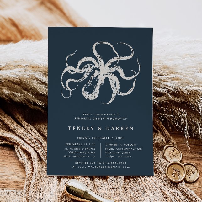 Deep Sea | Rehearsal Dinner Invitation (Creator Uploaded)