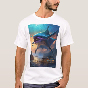 Deep Sea Ship Attack" T-Shirt