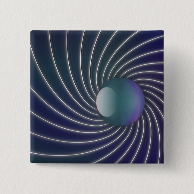 Deep Sea Spirals Button (Front)