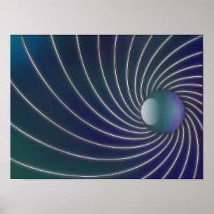 Deep Sea Spirals Print