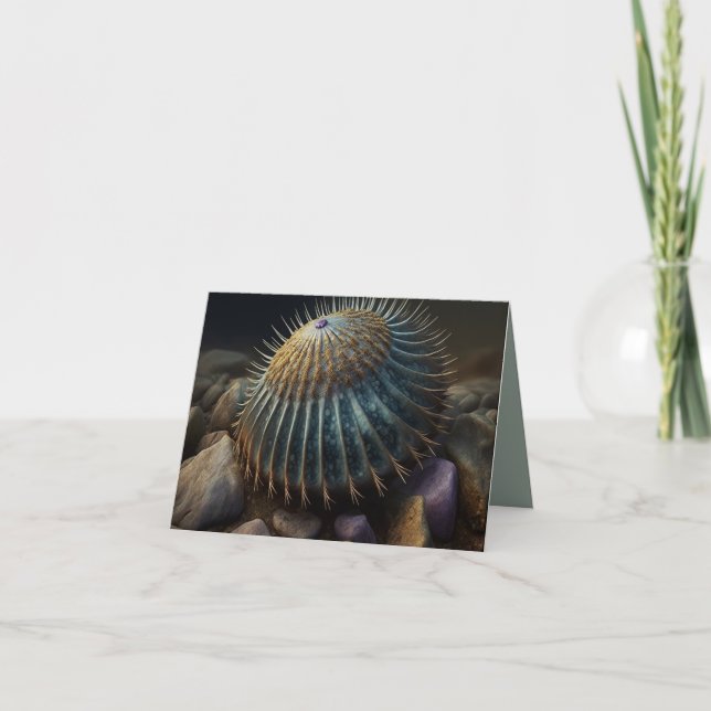 Deep Sea Urchin Card (Front)