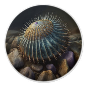 Deep Sea Urchin Ceramic Knob