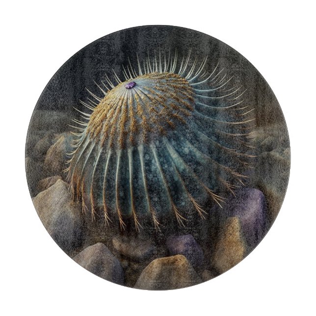Deep Sea Urchin Cutting Board (Front)