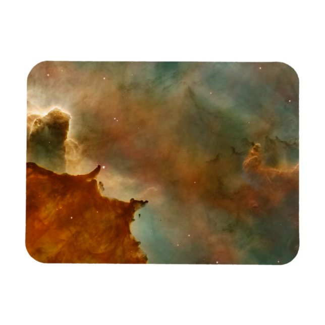 Deep Sky Nebula Space Photo Magnet (Horizontal)