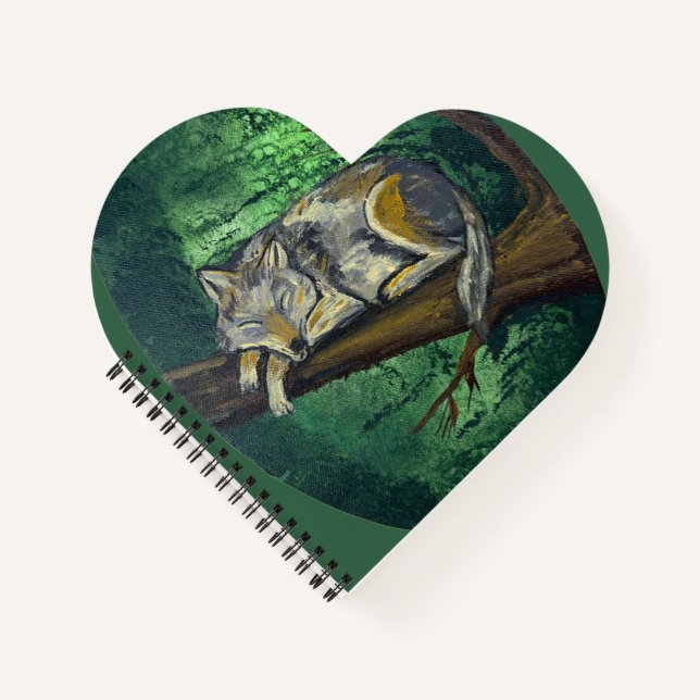 Deep sleep- handmade artwork  notebook (Front)