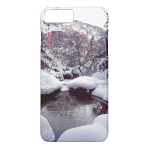 Deep snow at Middle Emerald Pools Case-Mate iPhone Case