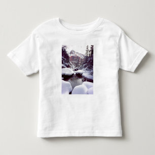 Deep snow at Middle Emerald Pools Toddler T-Shirt