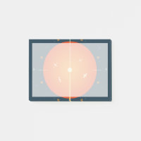 Deep Space Atomic Clock Poster, Orange Version.