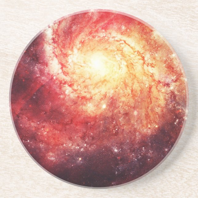 Deep Space Galaxy (Messier 101 Remix) Coaster (Front)