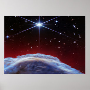 Deep Space Nebula and Starburst Cosmic Poster