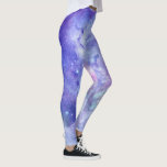 Deep Space Watercolors Illustration Leggings<br><div class="desc">Deep space modern watercolors illustration.</div>