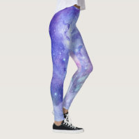Deep Space Watercolors Illustration