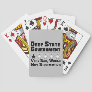 Deep State Government Playing Cards