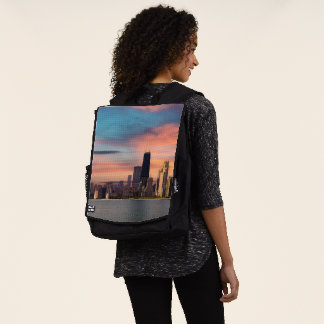 Deep Sunset Chicago Backpack