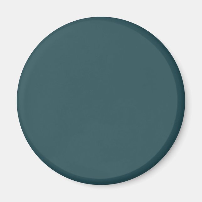 Deep Teal Solid Colour Magnet (Front)