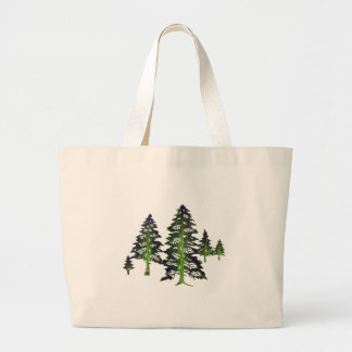 DEEP THE FOREST LARGE TOTE BAG