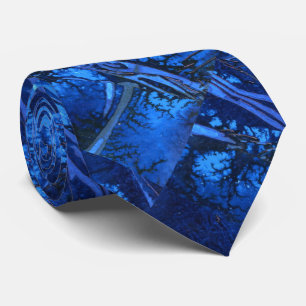 "Deep Water #3" Abstract Design Tie