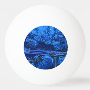 "Deep Water #3" Abstract Ping Pong Ball