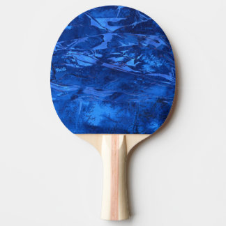 "Deep Water #5" Abstract Ping Pong Paddle