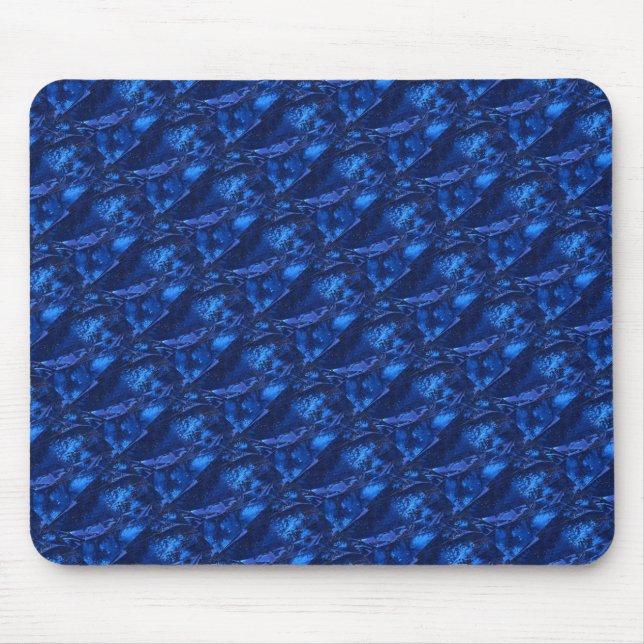 "Deep Waters 1" Tiled Abstract Design Mousepad (Front)