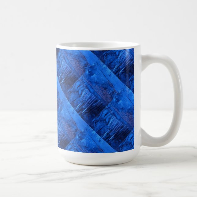 "Deep Waters #4 Tiled" Abstract Design Mug (Right)