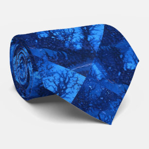 "Deep Waters #6" Abstract Design Tie