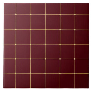 Deep Wine Linear Luxe Tile