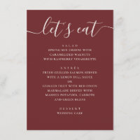 Deep Wine Red Wedding | Modern Romantic Evening
