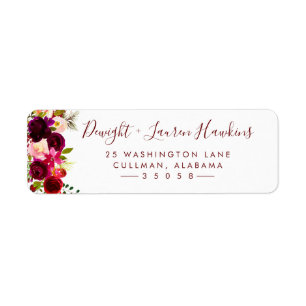 Deep Winter   Return Address Label