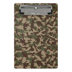 Deep Wood Camouflage  Mini Clipboard