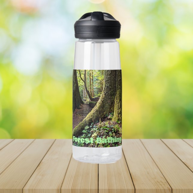 Deep Woods Forest Bathing Water Bottle (In Situ Outside)