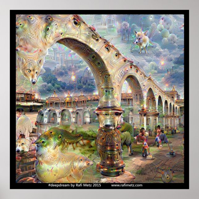 Deepdream Mission Arcade Fantasy Poster (Front)