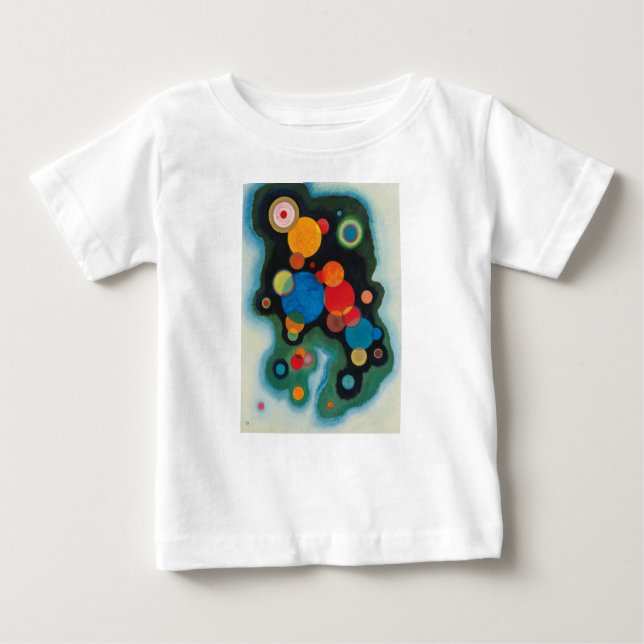 Deepened Impulse Abstract Oil on Canvas Kandinsky Baby T-Shirt (Front)